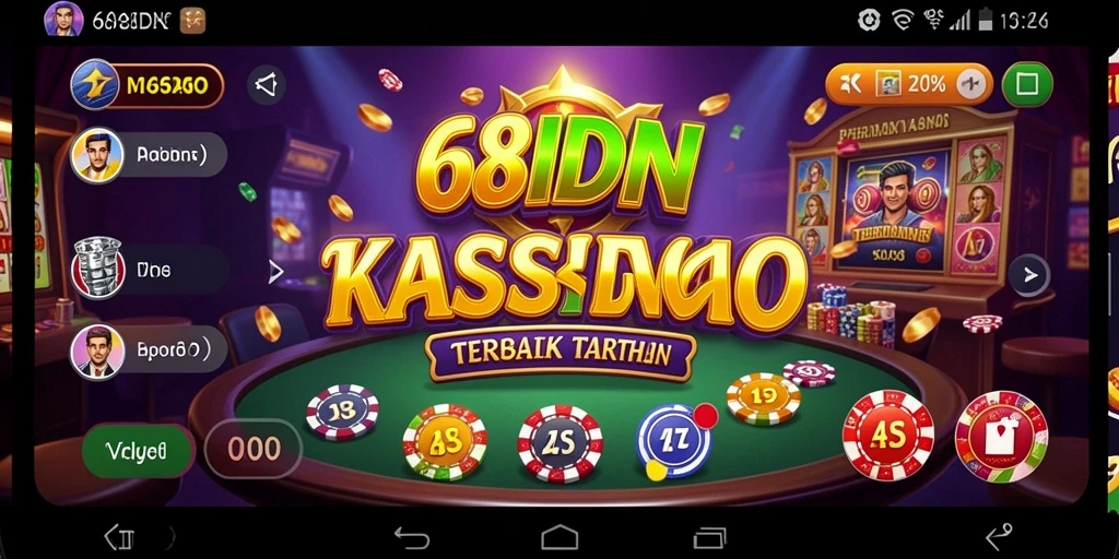 Tampilan menarik gameplay Kasino di 68IDN yang seru.