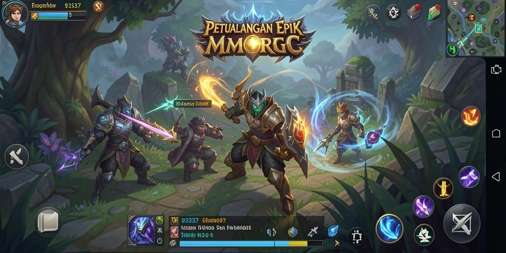 Tangkapan layar menunjukkan aksi pertempuran seru dalam 93337.