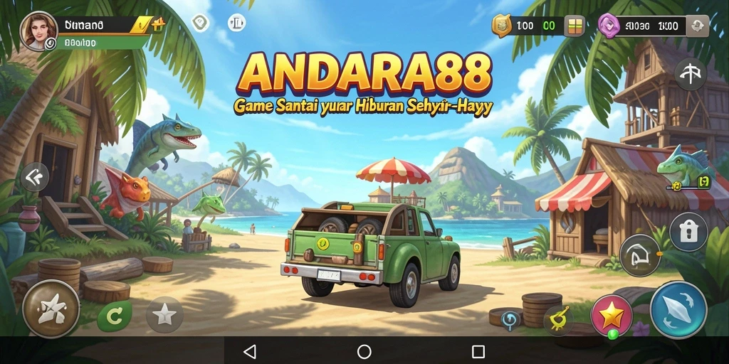 Screenshot gameplay ANDARA88 yang menampilkan aksi seru dan santai.