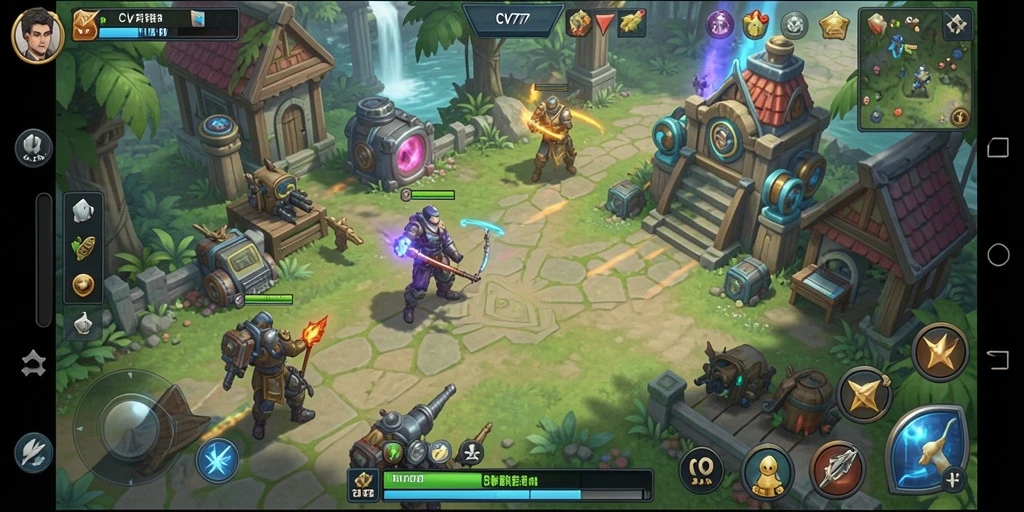Tangkapan layar dari gameplay CV777 yang penuh strategi dan aksi.