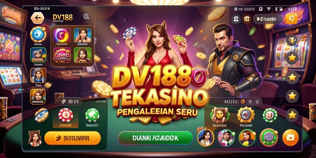 Tampilan menarik gameplay <strong>DV188</strong> dengan berbagai pilihan permainan Kasino.