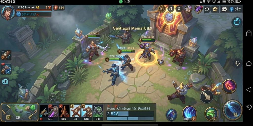 Tampilan gameplay yang menegangkan dalam HOKI65 dengan strategi dan taktik.