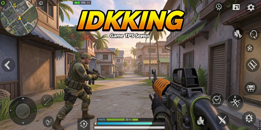 Tangkapan layar gameplay seru dari IDRKING dengan aksi pertempuran yang mendebarkan.