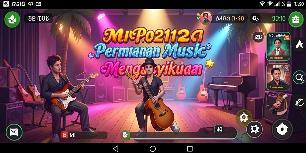 Tampilan gameplay MPO2121 yang penuh warna dan dinamis.