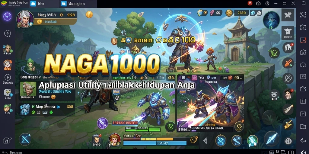 Tampilan antarmuka NAGA1001 yang menarik dan fungsional.
