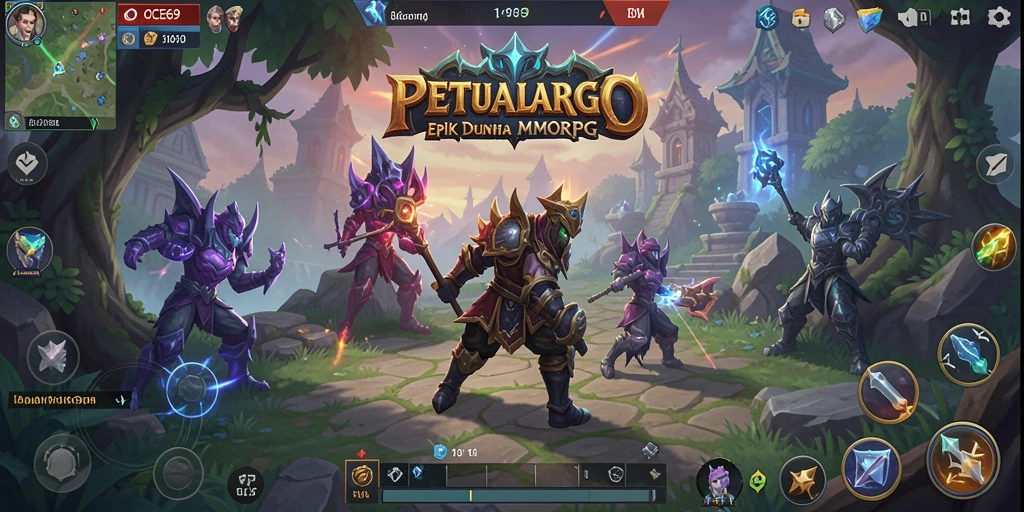 Tampilan gameplay OCE69 dengan aksi pertarungan yang mendebarkan.