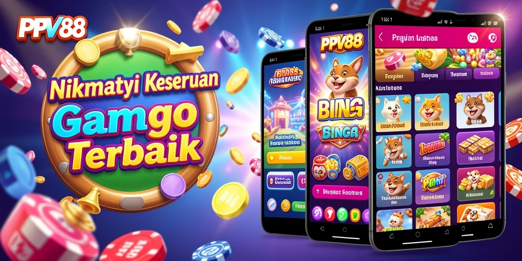 Tampilan permainan Bingo PPV88 yang seru dan interaktif.