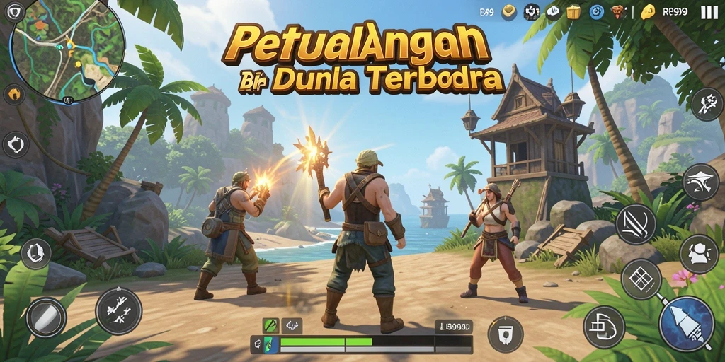 Gameplay menarik dalam dunia terbuka RR999 dengan eksplorasi yang seru.