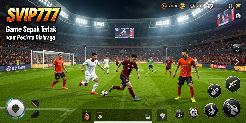 Screenshot gameplay SVIP777 yang menunjukkan aksi menegangkan di lapangan.